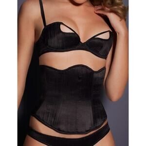 Agent Provocateur Black Cut-Out Underwire Bra – Size 3